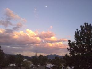 Moonrise over Eleven Mile