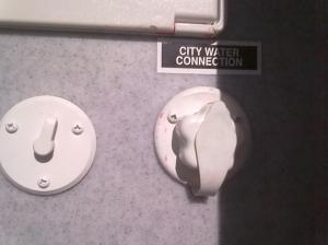 Leaking Fresh Water Connector