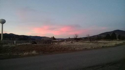 Sunset at Navajo Lake State Park
